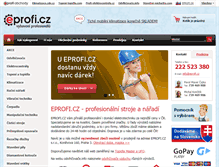 Tablet Screenshot of eprofi.cz